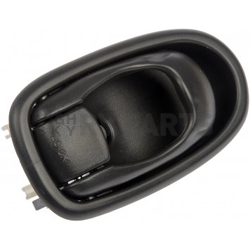 Help! By Dorman Interior Door Handle - Paddle Plastic Dark Gray Single - 80882-2