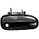 Help! By Dorman Exterior Door Handle - Plastic Silver Insert With Black Trim Single - 80674