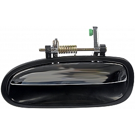 Help! By Dorman Exterior Door Handle - Plastic Silver Insert With Black Trim Single - 80675