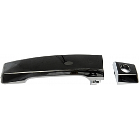 Help! By Dorman Exterior Door Handle - Plastic Silver Single - 81571