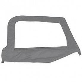 Smittybilt Door - Soft Upper Half Gray Denim Single - 89411