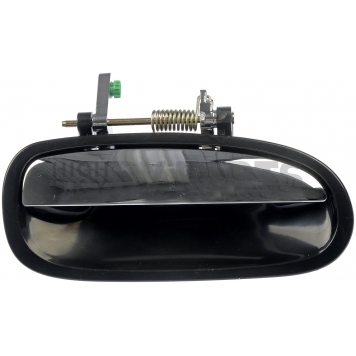 Help! By Dorman Exterior Door Handle - Plastic Silver Insert With Black Trim Single - 80676