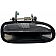Help! By Dorman Exterior Door Handle - Plastic Silver Insert With Black Trim Single - 80676
