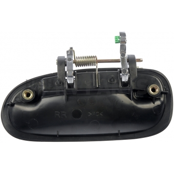 Help! By Dorman Exterior Door Handle - Plastic Silver Insert With Black Trim Single - 80676-1