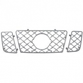 Coast To Coast Grille Insert - Chrome Plated ABS Plastic - GI52