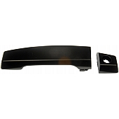 Help! By Dorman Exterior Door Handle - Plastic Black Single - 81573