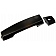 Help! By Dorman Exterior Door Handle - Plastic Black Single - 81573
