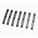 Paramount Automotive Grille Insert - Black Gloss Aluminum 4 Millimeter Vertical Style - 300109B
