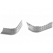 Warrior Products Body Corner Guard - Aluminum Silver Set Of 2 - 816PA