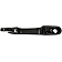 Help! By Dorman Exterior Door Handle - Plastic Black Single - 80695