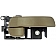 Help! By Dorman Interior Door Handle - Lever Plastic Brown Single - 81578