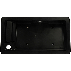 Help! By Dorman Exterior Door Handle - Plastic Black Single - 80915