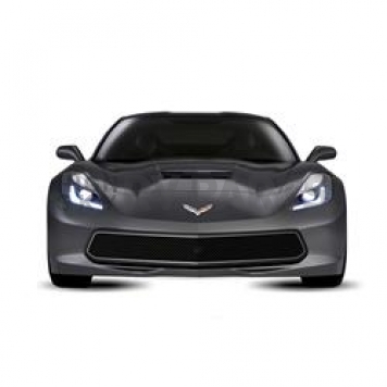 DJ Grilles Grille Insert - Black Matte Stainless Steel - DJ120310