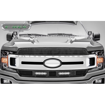 T-Rex Truck Products Grille Insert - Mesh Rectangular Black Powder Coated Steel - 6315691BR-1