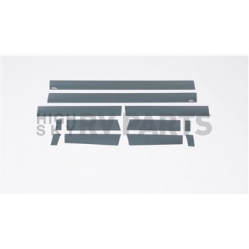 Putco Rocker Panel Molding - Polished Stainless Steel Black Set of 12 - 9751442BP