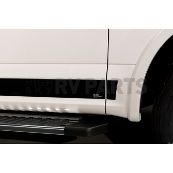 Putco Rocker Panel Molding - Polished Stainless Steel Black Set of 12 - 9751444BP-1