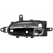 Help! By Dorman Interior Door Handle - Plastic Black Housing With Silver Lever Single - 81560