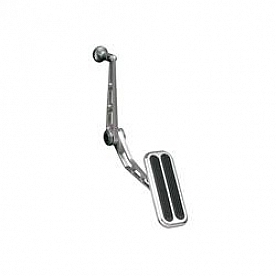 Lokar Performance Accelerator Pedal - Silver Aluminum - BAG6074
