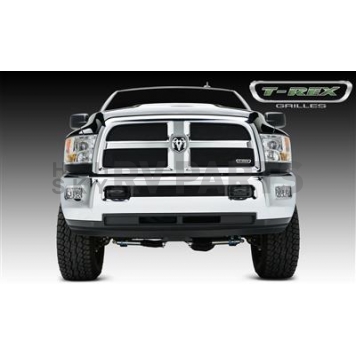 T-Rex Truck Products Grille Insert - Mesh Rectangular Black Powder Coated Steel - 46452