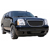 T-Rex Truck Products Grille Insert - Mesh Trapezoid Black Powder Coated Steel - 46171