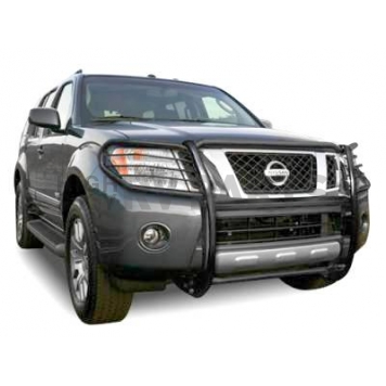 Black Horse Offroad Grille Guard 1-1/2 Inch Black Powder Coated Steel - 7A110200MA-2