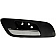 Help! By Dorman Interior Door Handle - Plastic Black Housing With Silver Lever Single - 81181