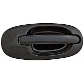 Help! By Dorman Exterior Door Handle - Plastic Black Single - 93599
