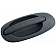 Help! By Dorman Exterior Door Handle - Plastic Black Single - 93601