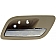 Help! By Dorman Interior Door Handle - Plastic Beige Housing With Silver Lever Single - 81185