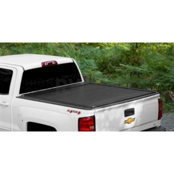 Pace Edwards Tonneau Cover Hard Manual Retractable Black Matte Powder Coated Aluminum/ Vinyl - KRC8569