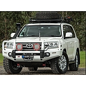 ARB Bumper Aluminum Powder Coated Summit Bar Black With Grill Guard - 3415220
