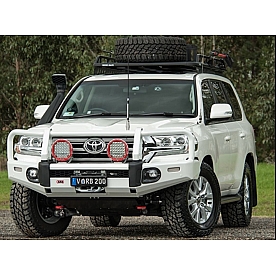 ARB Bumper Aluminum Powder Coated Summit Bar Black With Grill Guard - 3415220