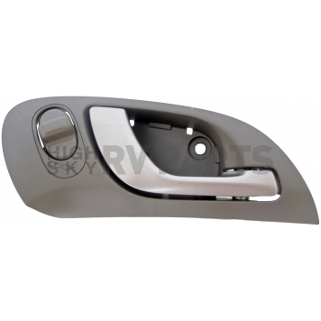 Help! By Dorman Interior Door Handle - Plastic Titanium Housing With Silver Lever Single - 81807