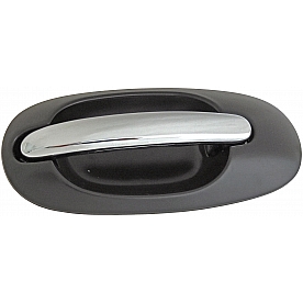 Help! By Dorman Exterior Door Handle - Plastic Silver Lever And Black Housing Single - 93603