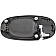Help! By Dorman Exterior Door Handle - Plastic Silver Lever And Black Housing Single - 93603
