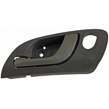 Help! By Dorman Interior Door Handle - Plastic Titanium Housing With Silver Lever Single - 81808