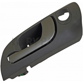 Help! By Dorman Interior Door Handle - Plastic Titanium Housing With Silver Lever Single - 81808-2