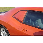 Astra/Hammond Window Louver Side Window ABS Plastic Black - 24564