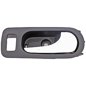Help! By Dorman Interior Door Handle - Plastic Black Housing With Silver Lever Single - 81811