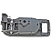 Help! By Dorman Interior Door Handle - Plastic Black Housing With Silver Lever Single - 81811