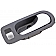 Help! By Dorman Interior Door Handle - Plastic Black Housing With Silver Lever Single - 81811