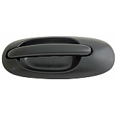 Help! By Dorman Exterior Door Handle - Plastic Black Single - 93605