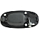 Help! By Dorman Exterior Door Handle - Plastic Black Single - 93605