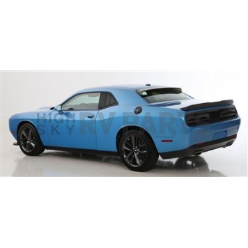 GT Styling Window Louver - Rear Quarter Window Composite Smoke - GT4817