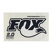 Fox Shocks Decal - Fox 2.0 Logo Logo - Black - 02404031