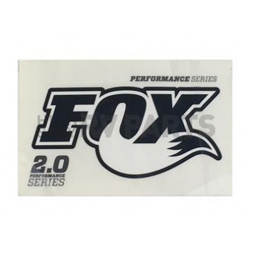 Fox Shocks Decal - Fox 2.0 Logo Logo - Black - 02404031