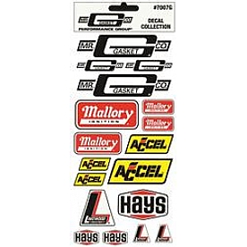 Mr. Gasket Decal - Silk Screened On Vinyl - 7007G
