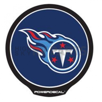 POWERDECAL Decal - Tennessee Titans Logo Black Plastic 4-1/2 Inch - PWR0301
