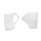 Warrior Products Body Corner Guard - Aluminum Silver Set Of 2 - 929