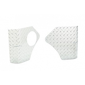 Warrior Products Body Corner Guard - Aluminum Silver Set Of 2 - 929